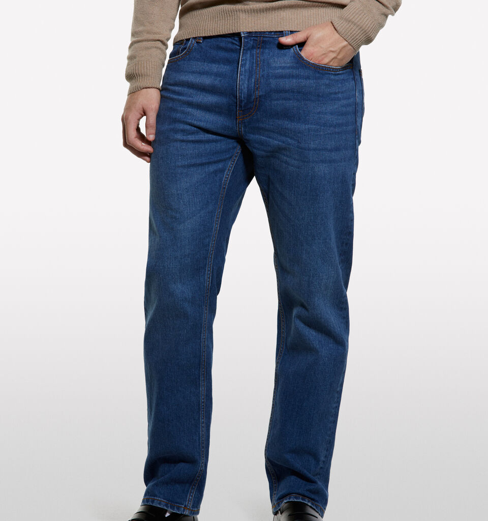 Bluejeans im Regular Fit Style 75 - regular jeans für herren - Dunkelblau | Sisley image number 3